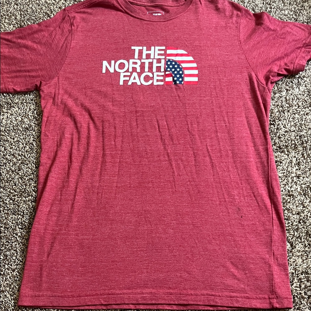 The North Face Men's Heathered Red Tee